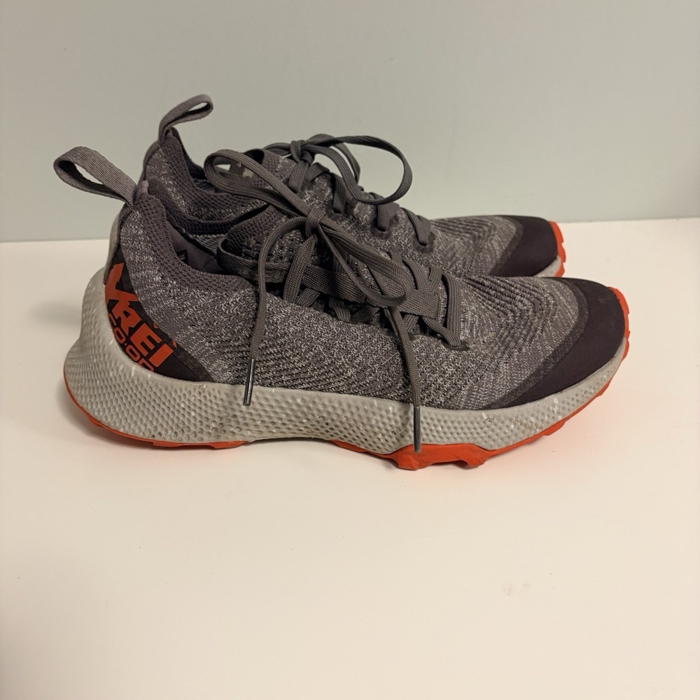 REI Swiftland MT Women's 9 Trail Running Hiking Shoes Gray Orange Outdoor